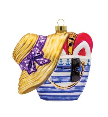 Kat + Annie Beach Bag Essentials Ornament Set of 6, 93854, 026301938545