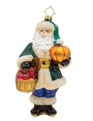 Christopher Radko Enchanted Evergreen Santa Ornament 1022281, 026301940432