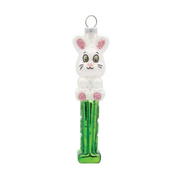 Kat + Annie Easter Bunny Mini Pez Dispenser Ornament Set of 6, 92467, 026301924678