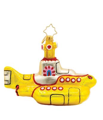 Christopher Radko All You Need is This Yellow Submarine Ornament 1022414, 026301943068
