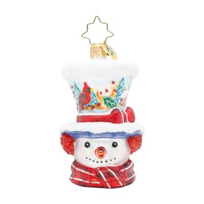 Christopher Radko Snowy and the Cardinals Gem Ornament 1022746, 026301950950