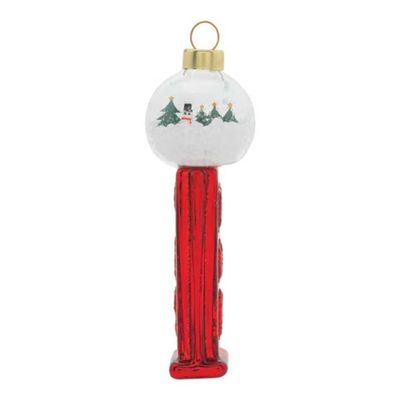 Kat + Annie Snowglobe Pez Dispenser Ornament Set of 6, 88082, 026301880820