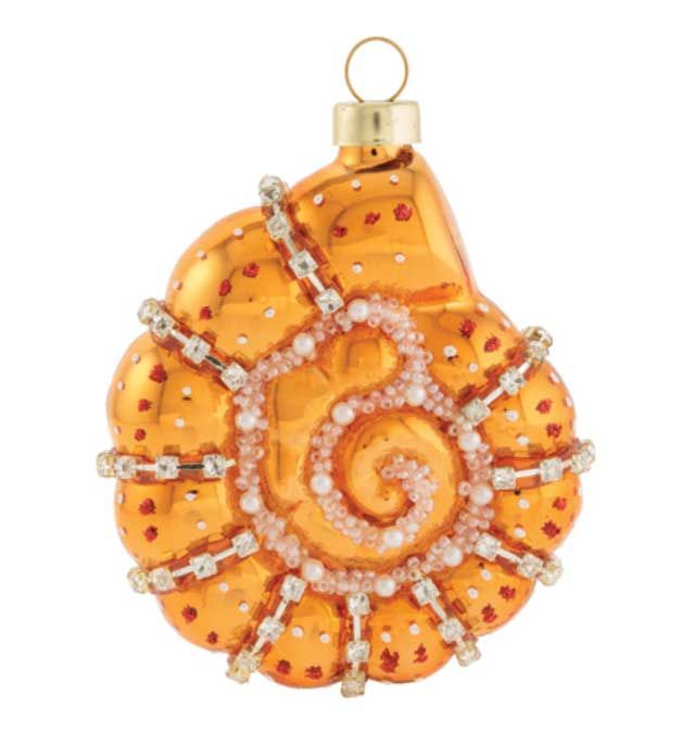 Kat + Annie Sundial Shell Ornament Set of 6, 87465, 026301874652