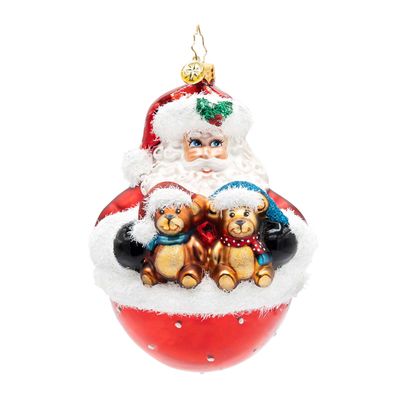 Christopher Radko Bearing Holiday Cheer Ornament 1022633, 026301944430