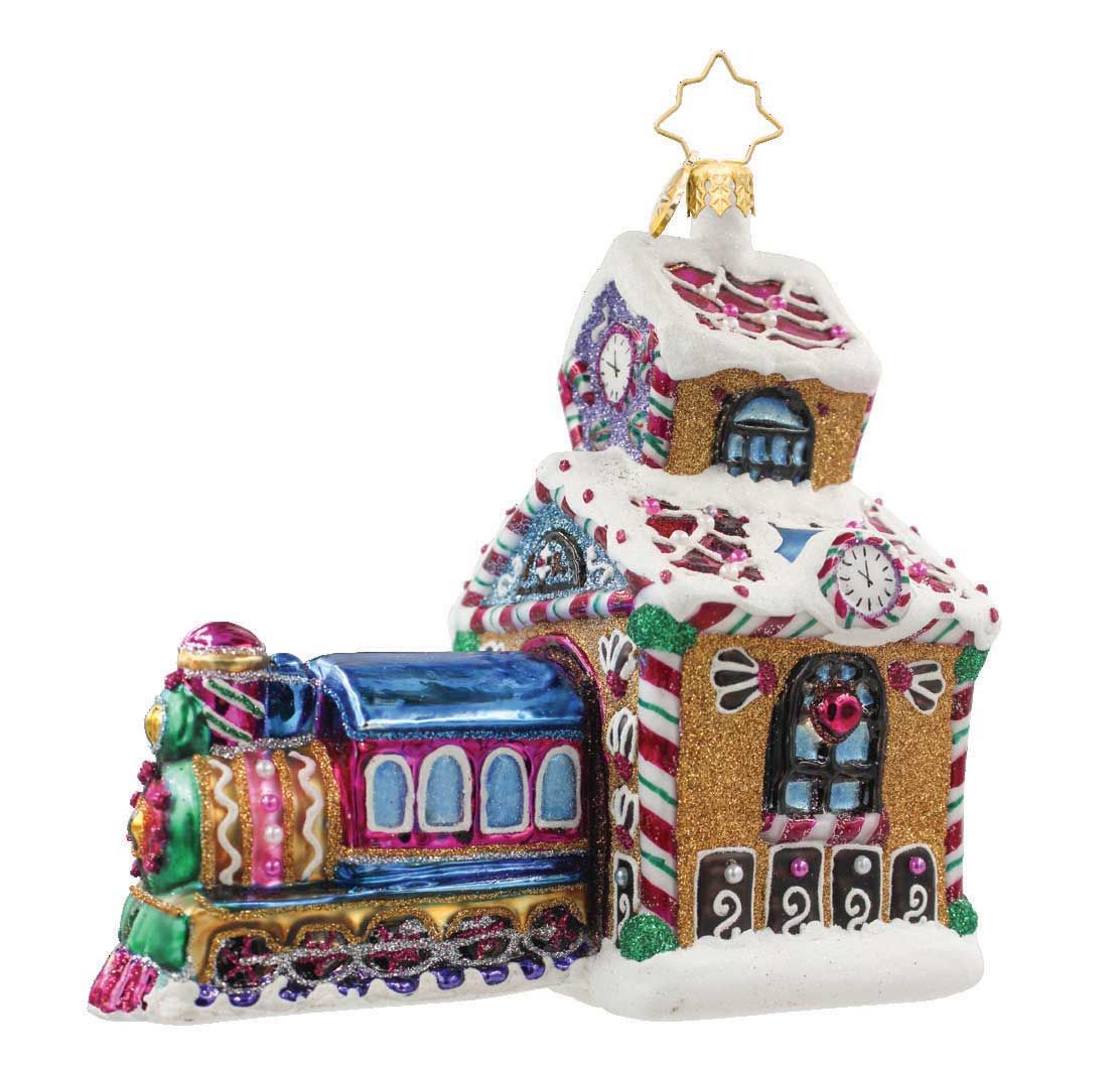 Christopher Radko Sweet Stop Station Ornament 1022607, 026301943976