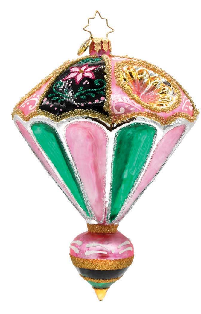 Christopher Radko Midnight Floral Bloom Ornament 1022650, 026301944218