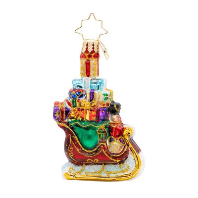 Christopher Radko Sleighful of Surprises Gem Ornament 1022713, 026301944904