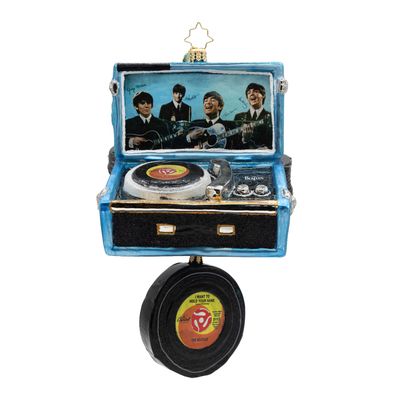 Christopher Radko The Beatles on Repeat Ornament 1022928, 026301952367