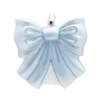 Kat + Annie Baby Blue Bow Ornament Set of 6, 95166, 026301951667