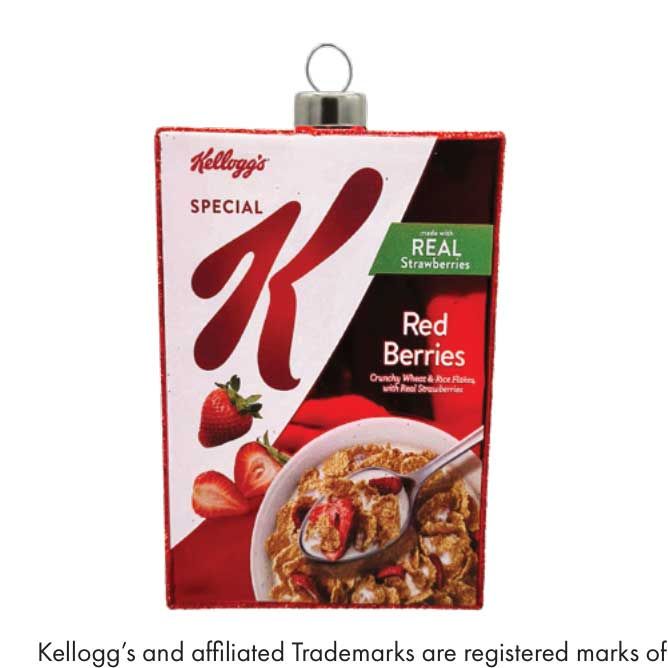 Kat + Annie Kelloggs Special K Cereal Box Ornament Set of 6, 93554, 026301935544