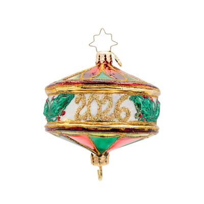 Christopher Radko Remembering the Year 2026 Ornament 1022957, 026301952411