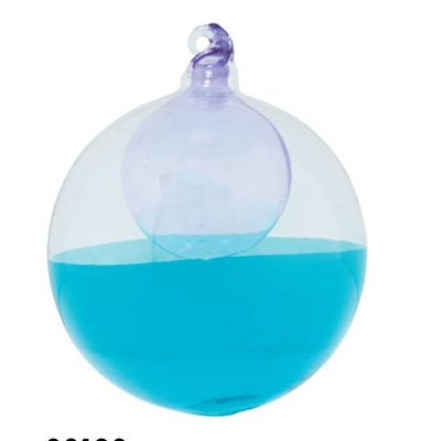 Kat + Annie Double Bubble Aqua Ornament Set of 6, 88198, 026301881988