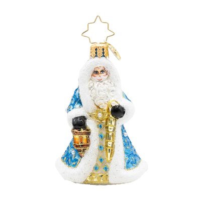Christopher Radko Gilded Grandeur Santa Gem Ornament 1022740, 026301947363