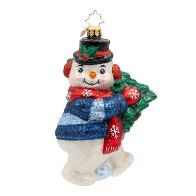 Christopher Radko Dashing Through the Snowman Ornament 1022923, 026301952077