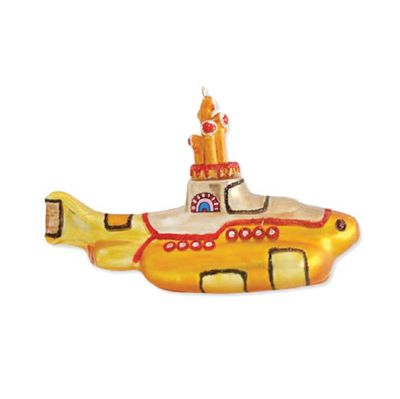 Kat + Annie Yellow Submarine Ornament Set of 6, 74659, 026301746591