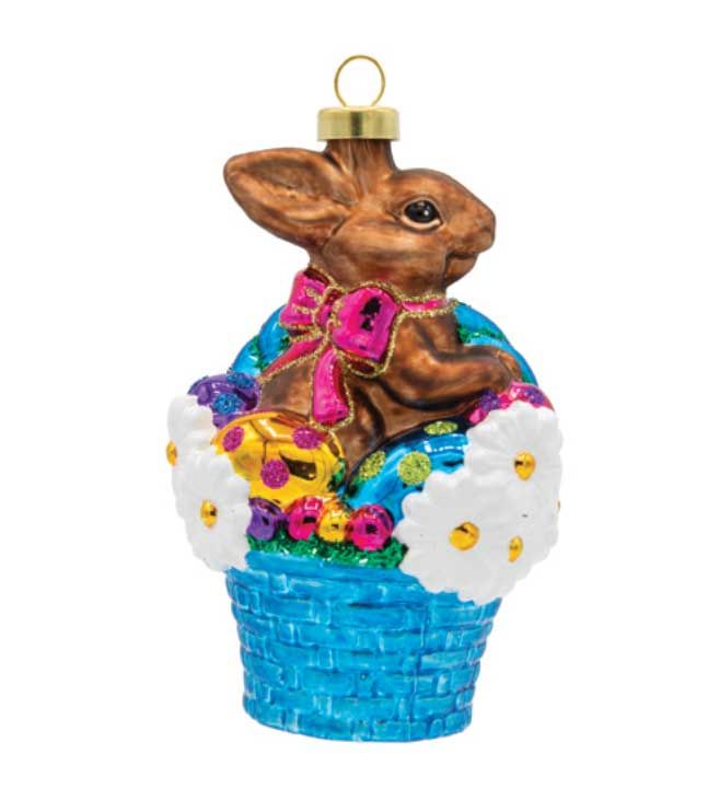 Kat + Annie Chocolate Easter Bunny Ornament Set of 6, 92515, 026301925156