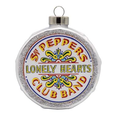 Kat + Annie Beatles Sgt Peppers Drum Ornament Set of 6, 93545, 026301935452