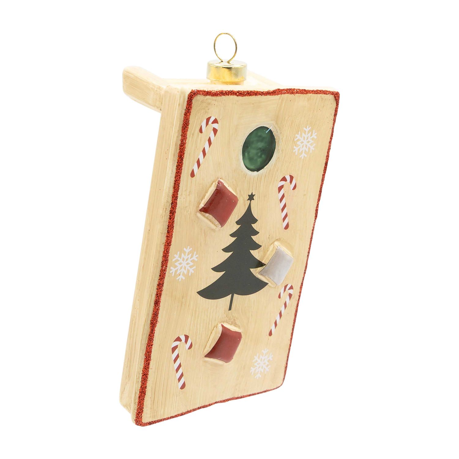 Kat + Annie Christmas Cornhole Ornament Set of 6, 94961, 026301949619