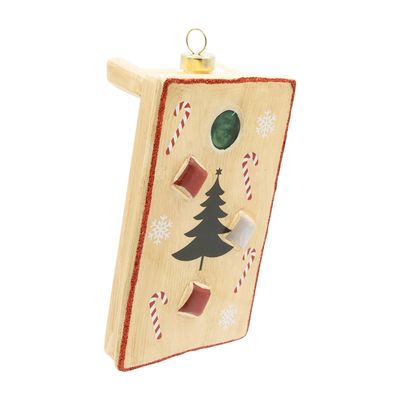 Kat + Annie Christmas Cornhole Ornament Set of 6, 94961, 026301949619