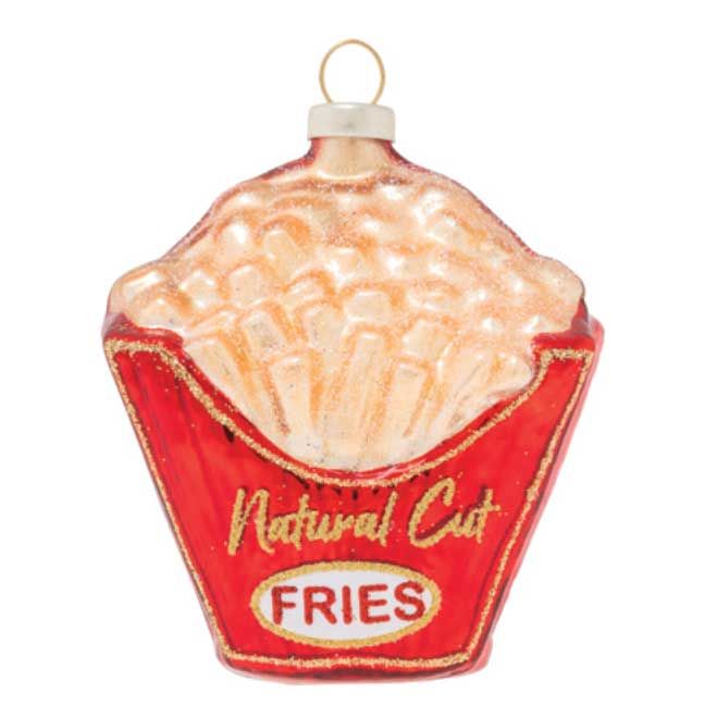 Kat + Annie Natural Cut Fries Ornament Set of 6, 85455, 026301854555