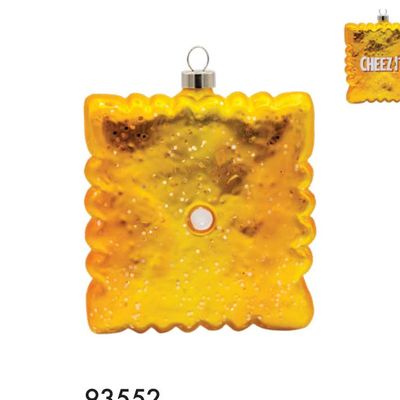 Kat + Annie Gigantic Cheez It Ornament Set of 6, 93552, 026301935520