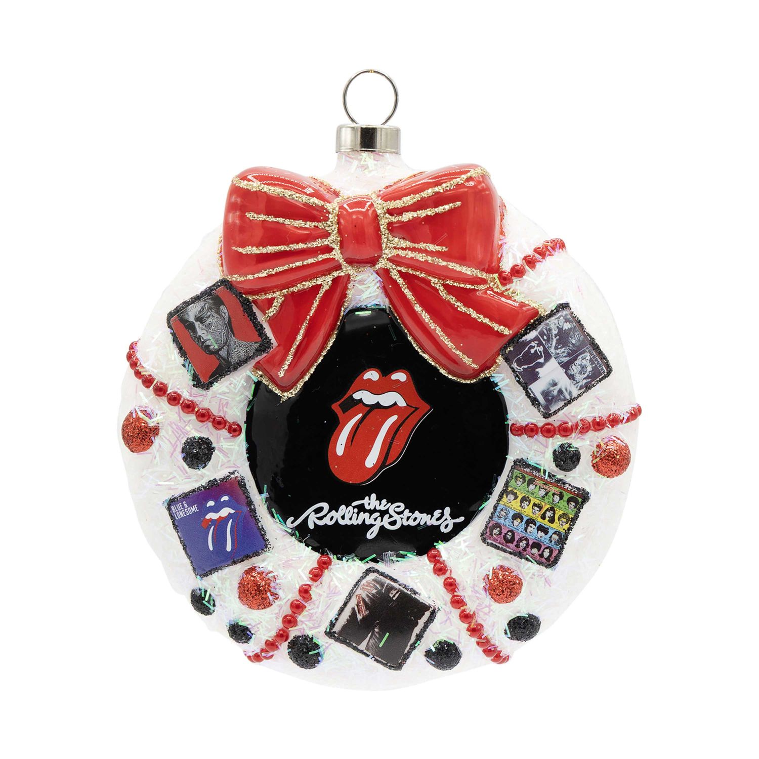 Kat + Annie The Rolling Stones Rocking Wreath Ornament Set of 6, 94651, 026301946519