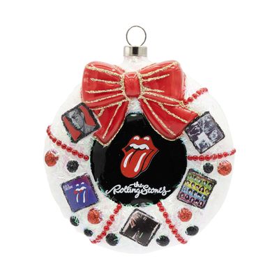 Kat + Annie The Rolling Stones Rocking Wreath Ornament Set of 6, 94651, 026301946519