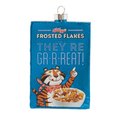 Kat + Annie Kelloggs Frosted Flakes Vintage Cereal Box Ornament Set of 6, 78676, 026301786764