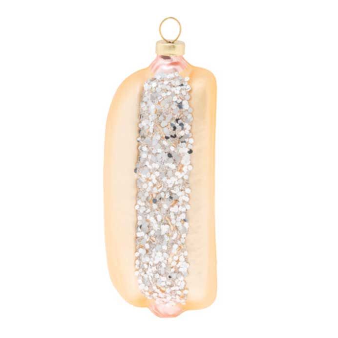 Kat + Annie Sparkly Hot Dog Ornament Set of 6, 87480, 026301874805