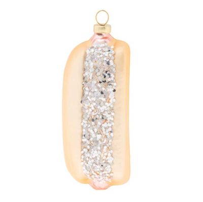 Kat + Annie Sparkly Hot Dog Ornament Set of 6, 87480, 026301874805