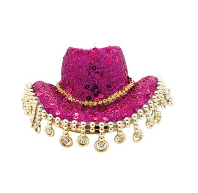Kat + Annie Glitzy Cowgirl Hat Ornament Set of 6, 93887, 026301938873