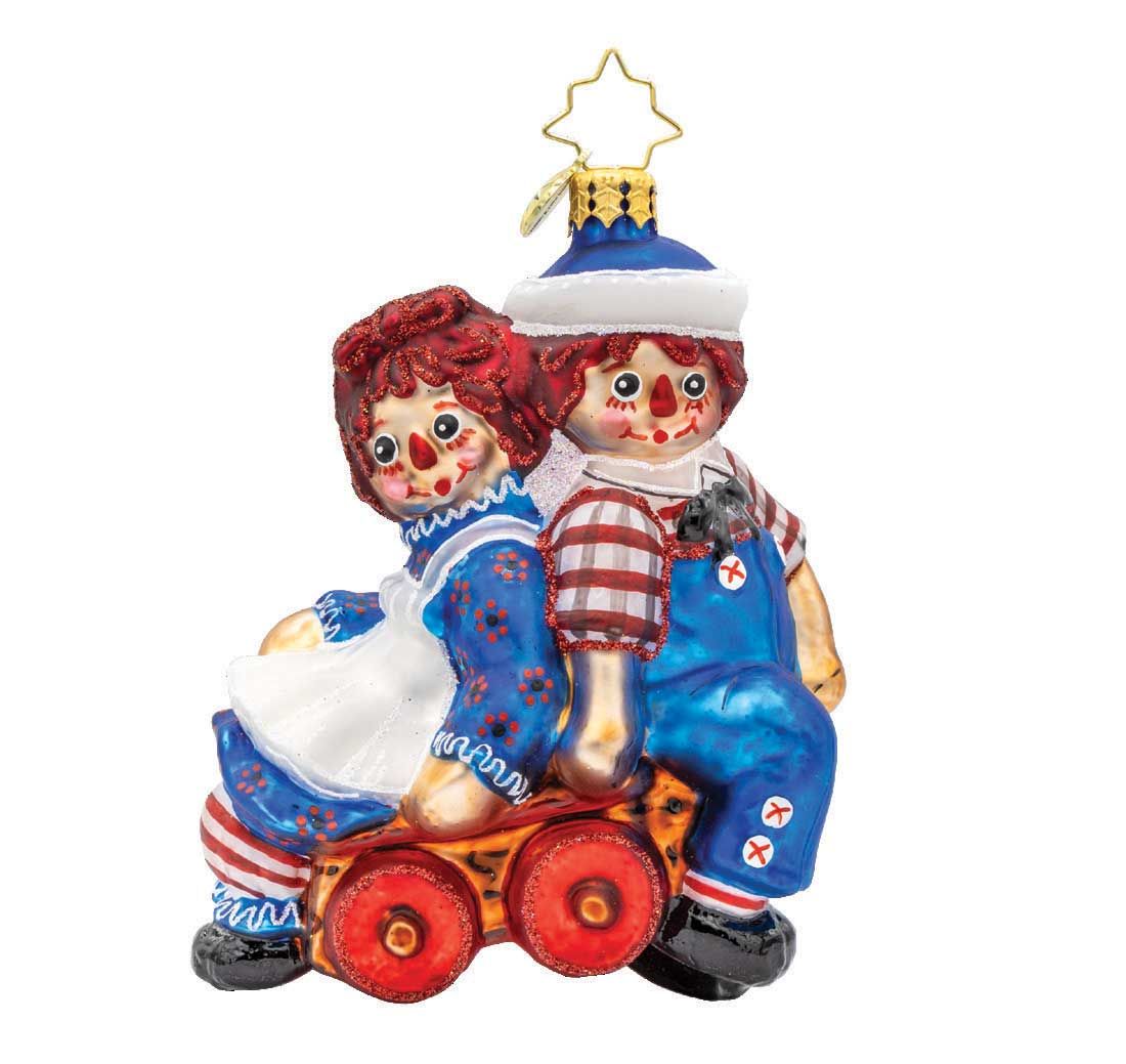 Christopher Radko Raggedy Wagon Ride Ornament 1022417, 026301942078
