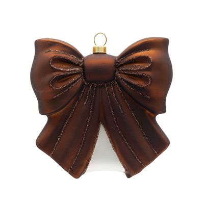 Kat + Annie Brown Bow Ornament Set of 6, 95165, 026301951650