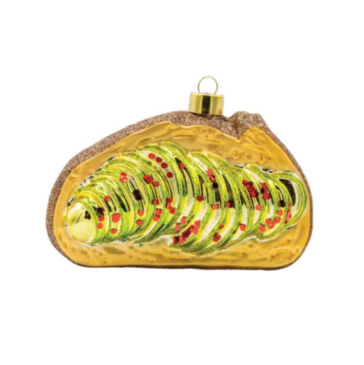Kat + Annie Avocado Toast Ornament Set of 6, 93821, 026301938217