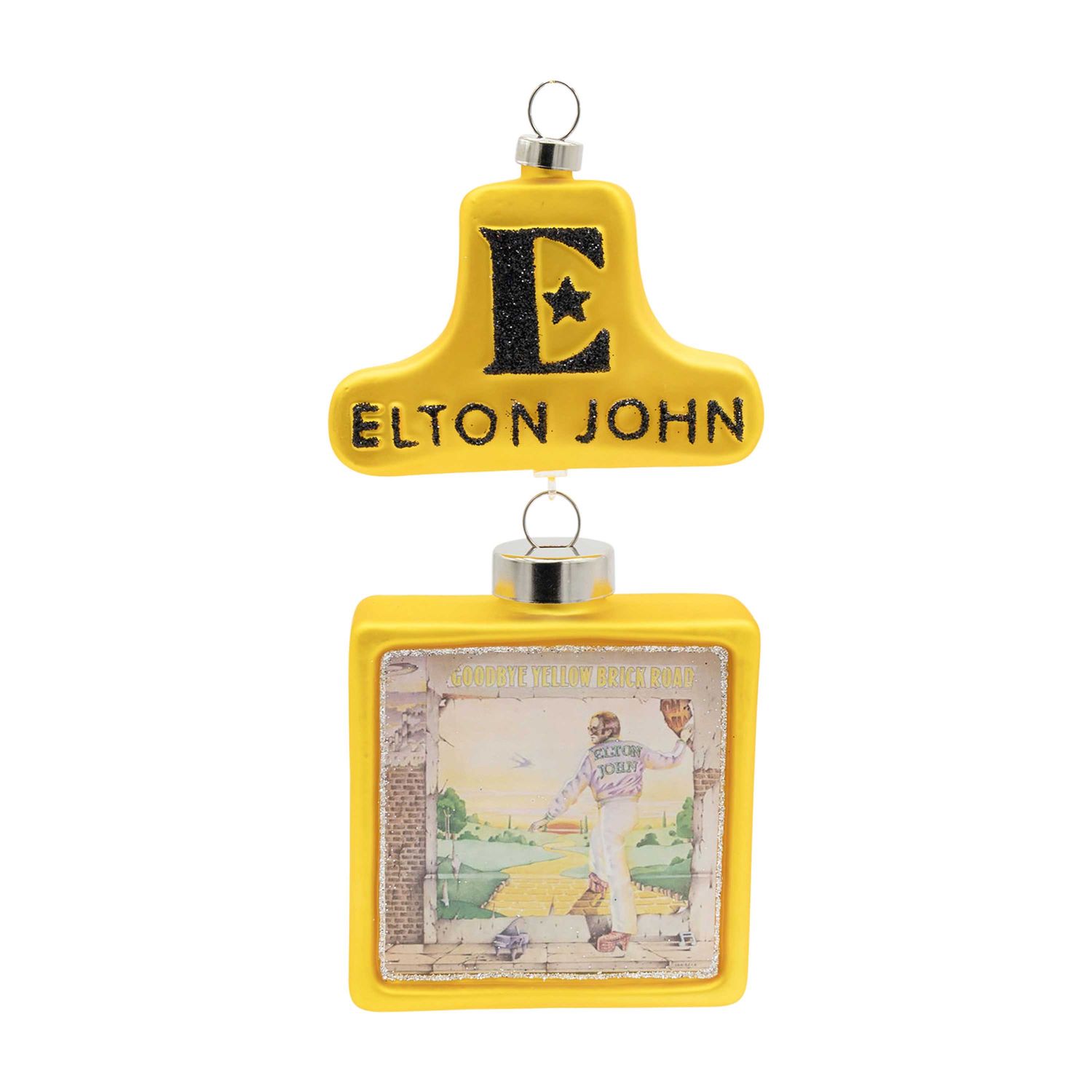 Kat + Annie Elton John Yellow Brick Road Album Ornament Set of 6, 94620, 026301946205