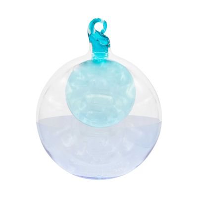 Kat + Annie Double Bubble Double Blue Round Ornament Set of 6, 94920, 026301949206