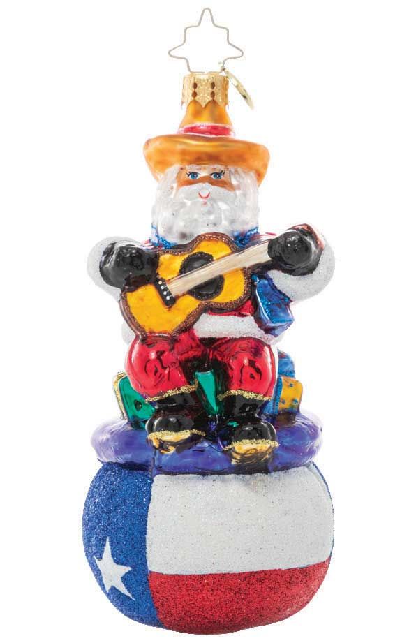 Christopher Radko Pride of Texas Santa Ornament 1021119, 026301893097