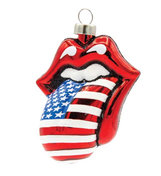 Kat + Annie Rolling Stones American Flag Tongue Ornament Set of 6, 92437, 026301924371