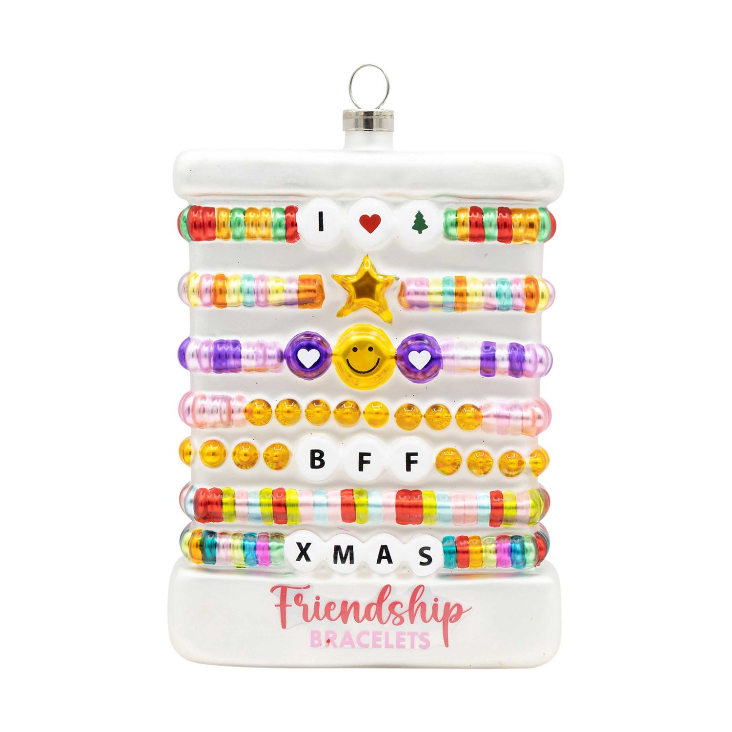 Kat + Annie Friendship Bracelets Ornament Set of 6, 94960, 026301949602