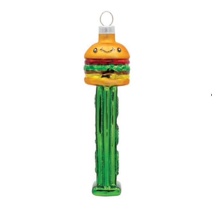 Kat + Annie Cheeseburger Pez Dispenser Ornament Set of 6, 92457, 026301924579