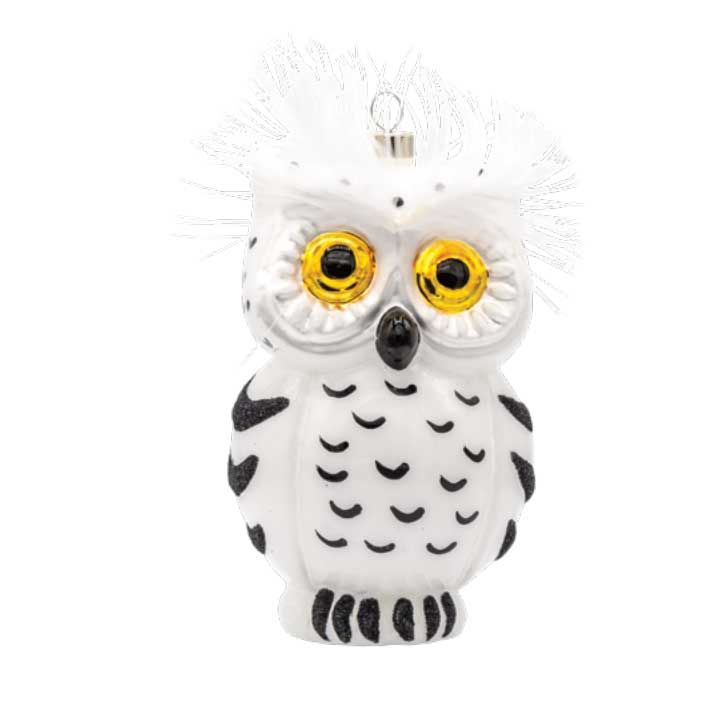 Kat + Annie Snow Owl Ornament Set of 6, 93861, 026301938613