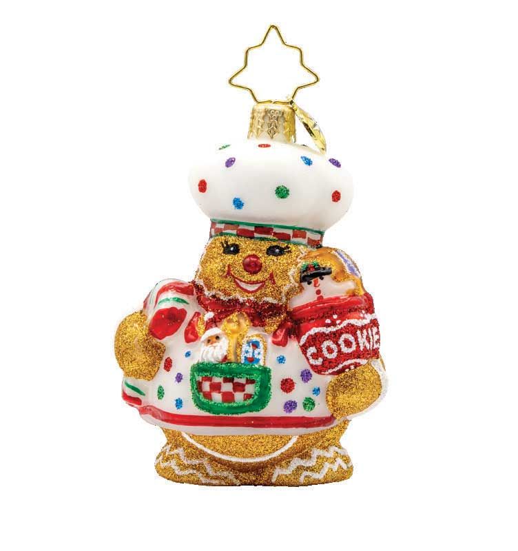 Christopher Radko Sugary Chef Gem Ornament 1022223, 026301937616