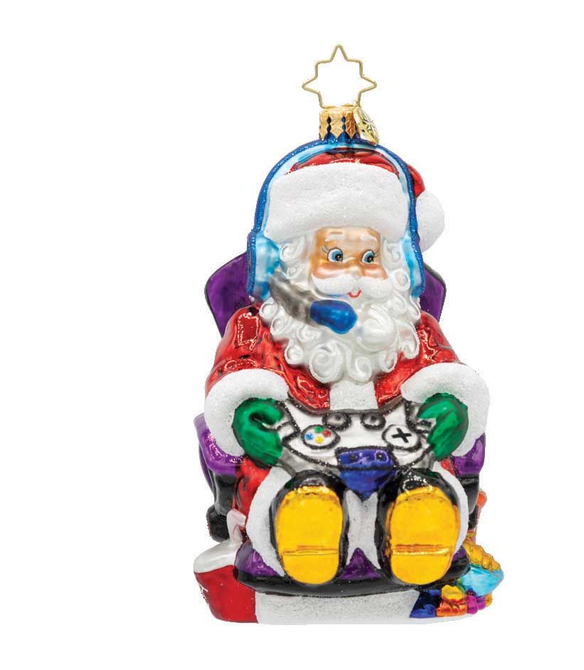 Christopher Radko Game Master Santa Ornament 1022139, 026301935063