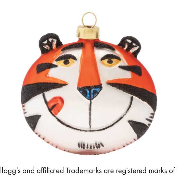 Kat + Annie Kelloggs Tony The Tiger Ornament Set of 6, 84323, 026301843238