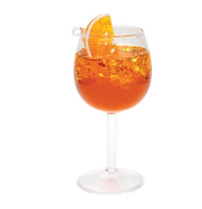 Kat + Annie Aperol Spritz Ornament Set of 6, 92980, 026301929802