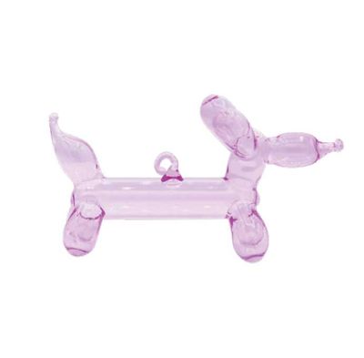 Kat + Annie Translucent Lavender Balloon Dog Ornament Set of 6, 93823, 026301938231