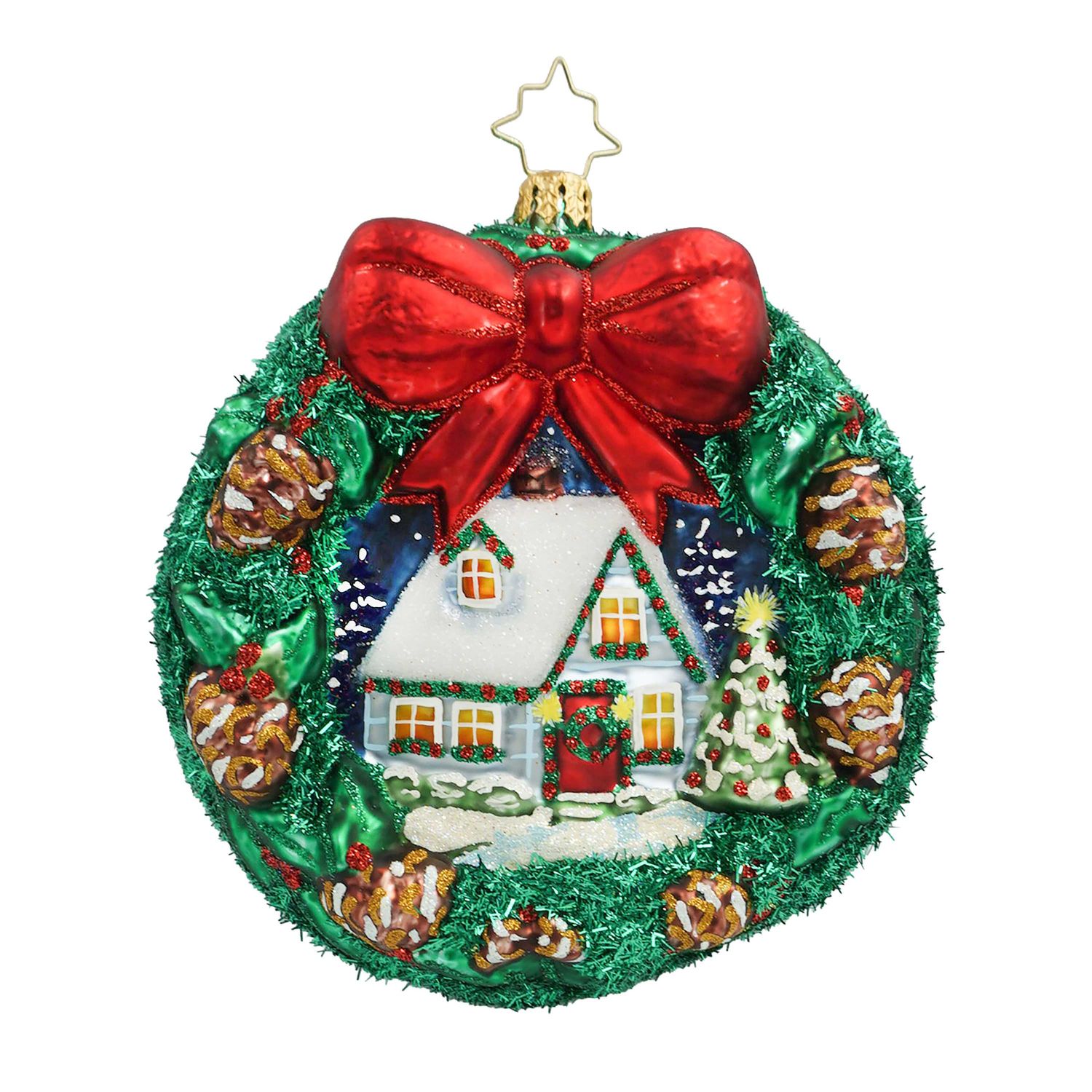 Christopher Radko Holly Jolly Hideaway Ornament 1022918, 026301951247