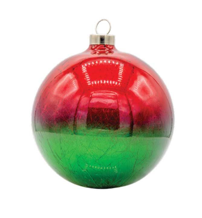 Kat + Annie Holiday Spun Glass Round Ornament Set of 6, 93879, 026301938798