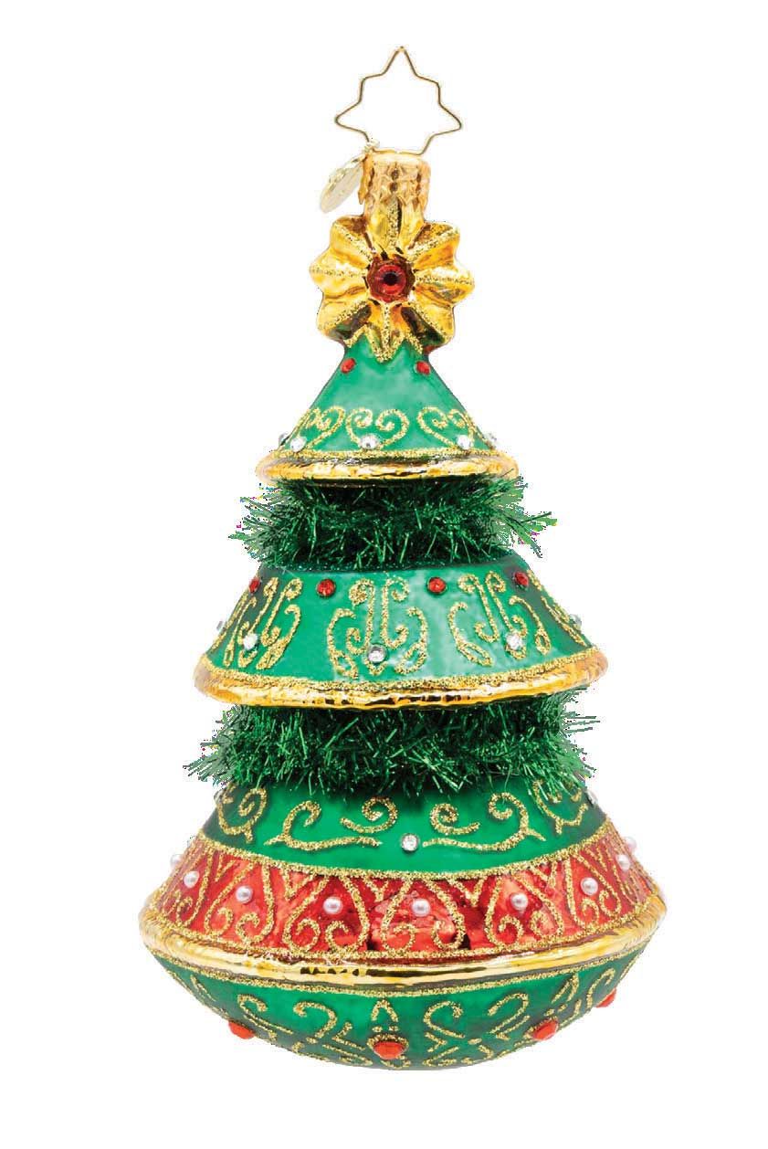 Christopher Radko The Gilded Evergreen Ornament 1022625, 026301944362