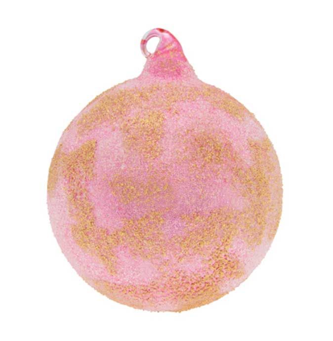 Kat + Annie Gold Foil Speckled Round Ornament Set of 6, 84675, 026301846758